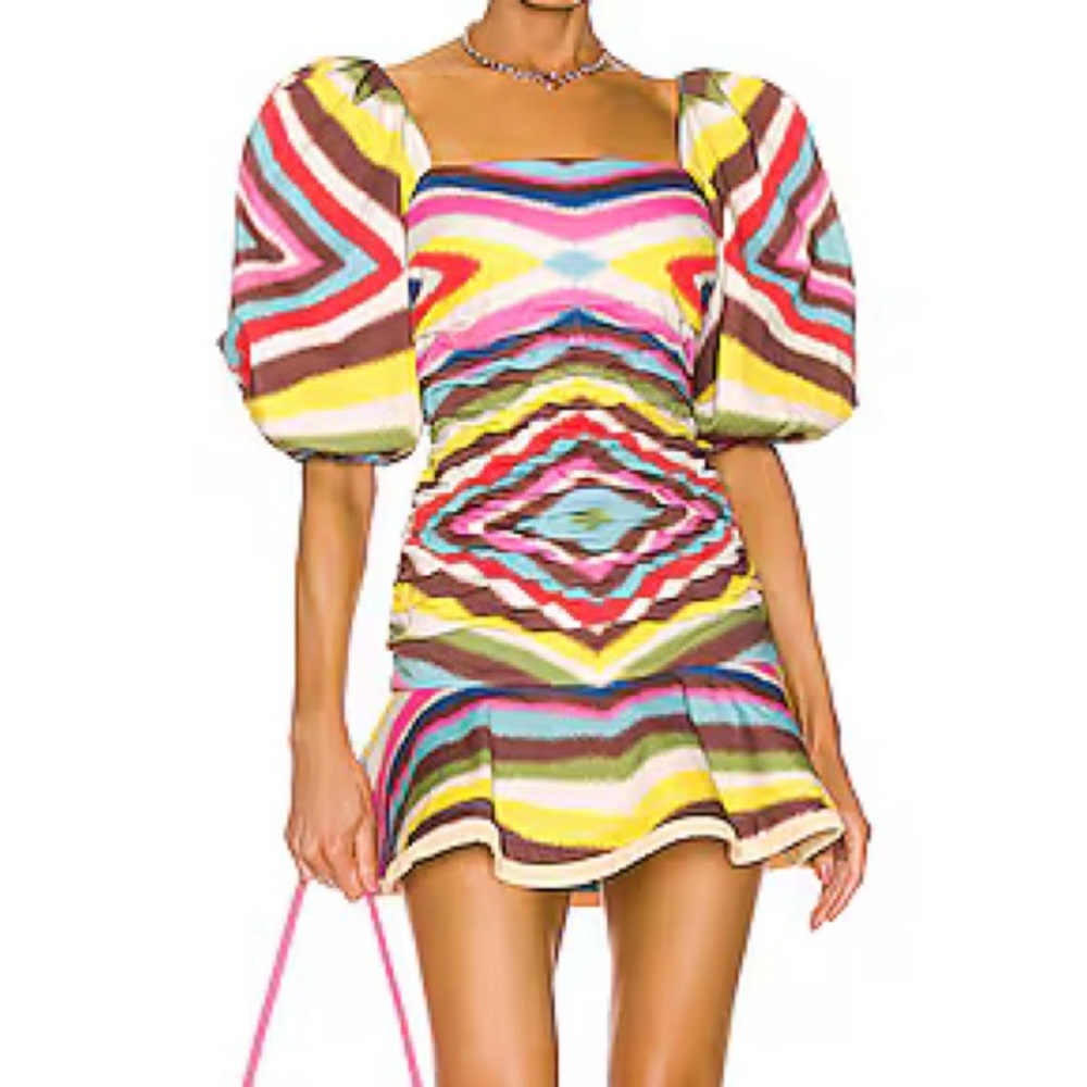 ALEXIS Montaigne Mini Dress Maui | size:xl but fits more like m or l | worn once
